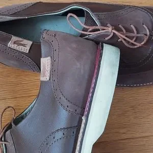 LACOSTE SHERBROOKE BROGUE 2 MEN\'S BROWN LEATHER WINGTIP OXFORDS SIZE 13 M Lacoste | Shoes | Lacoste Sherbrooke Brogue 2 Mens Brown  main image 3